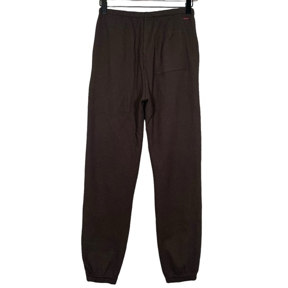 NWT n:Philanthropy Waffle Knit Jogger in Chocolate Brown - Picture 3 of 7